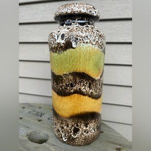 1970s Vintage Western Germany Scheurich Vase.